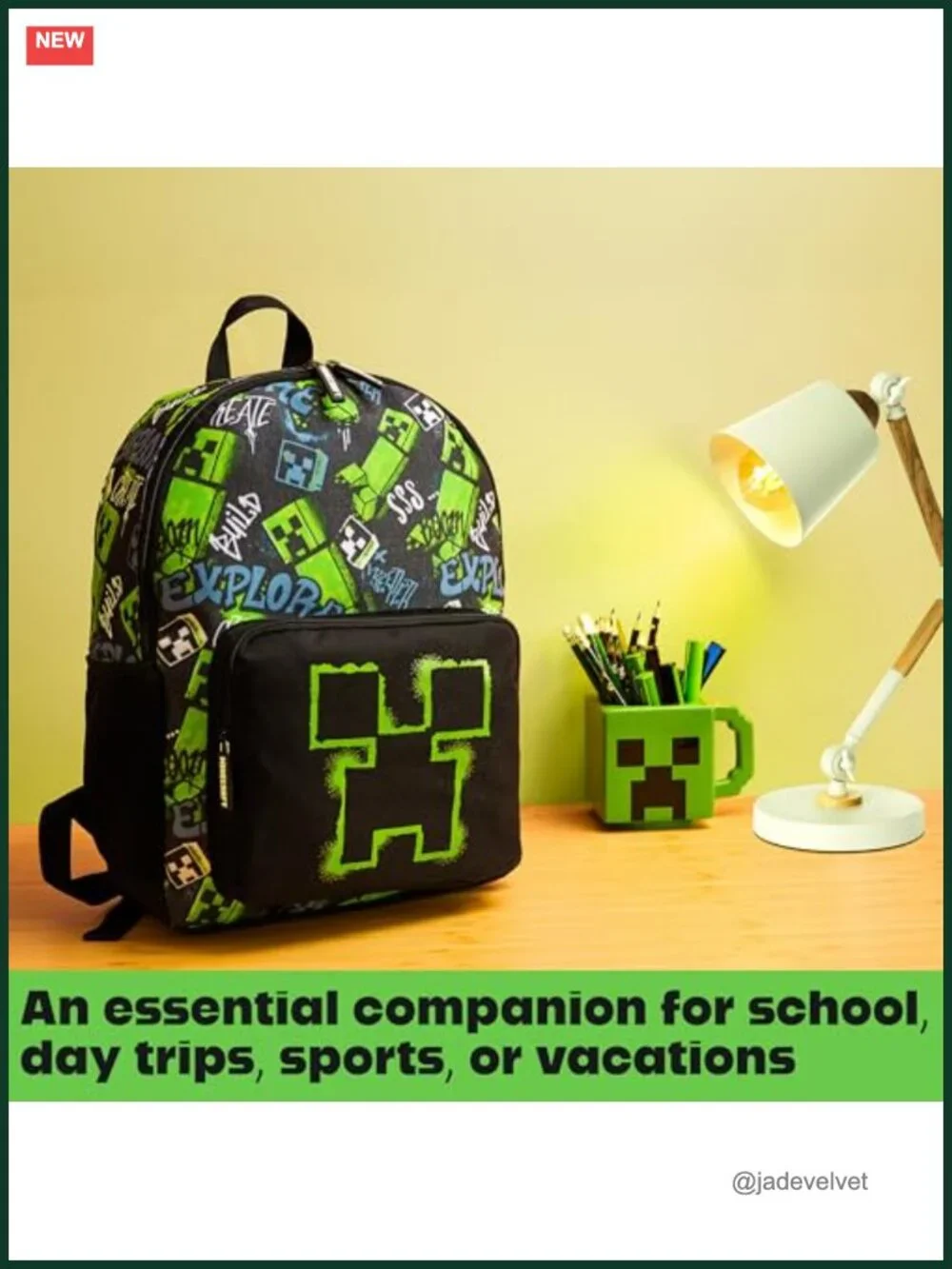 Kids Backpack with Zipped Pockets Adjustable Straps for Travel School